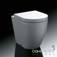 Унитаз напольный пристенный 49х36 г/в в/в Globo Concept SA005.BI белый глянец