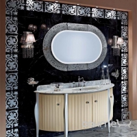 Зеркало для ванной комнаты Lineatre Eureka 11002 овальное