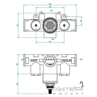 Термостатичний змішувач внутрішня частина на 3/4 THG G00.5200A