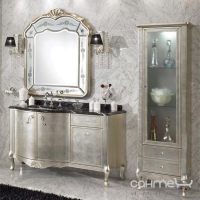Зеркало для ванной комнаты Lineatre Gold Componibile 13001 сусальное серебро