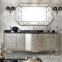 Зеркало для ванной комнаты Lineatre Gold Componibile 13003 сусальное серебро