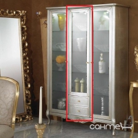 Колона з ящиками для ванної кімнати Lineatre Gold Componibile 13076 сусальне срібло