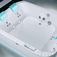 Гидромассажная прямоугольная ванна Jacuzzi Aquasoul Extra Hydro Friendly встроенная без смесителя 9443-681