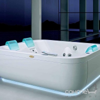 Гідромасажна прямокутна ванна Jacuzzi Aquasoul Extra Hydro Base вбудована без змішувача 9443-591