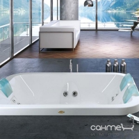 Гидромассажная прямоугольная ванна Jacuzzi Aquasoul Extra Hydro Top встроенная без смесителя 9443-589