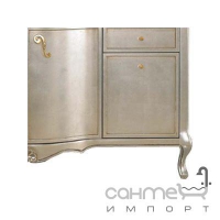 Рамка и торец для мебели 80 см Lineatre Gold Componibile 13078 сусальное серебро