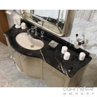 Комплект мебели для ванной комнаты Lineatre Gold Componibile 13/2 сусальное серебро