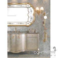 Комплект меблів для ванної кімнати Lineatre Gold Componibile 13/5 сусальне срібло