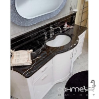 Комплект мебели для ванной комнаты Lineatre Gold Componibile 13/A0 перламутровый с отделкой