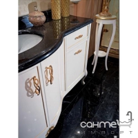 Комплект мебели для ванной комнаты Lineatre Gold Componibile 13/A2 перламутровый с отделкой