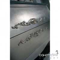 Комплект меблів для ванної кімнати Lineatre Ambra 88/2 сусальне срібло