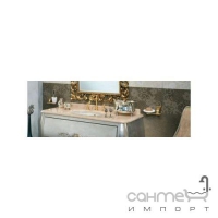 Комплект меблів для ванної кімнати Lineatre Ambra 88/3 сусальне срібло
