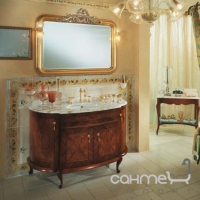 Зеркало для ванной комнаты Lineatre Louvre 93003 сусальное золото