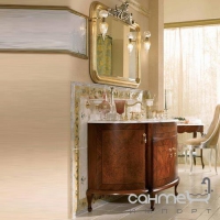 Комплект мебели для ванной комнаты Lineatre 93/1 палиссандр
