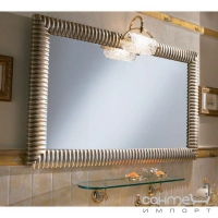 Зеркало для ванной комнаты Lineatre Venice 61001 сусальное серебро