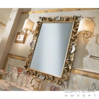 Дзеркало для ванної кімнати Lineatre Venice 78004 сусальне золото з оздобленням срібло