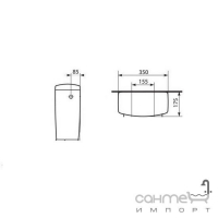 Бачок для унитаза Cersanit Senator S010