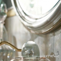Зеркало для ванной комнаты Lineatre Savoy Pelle 83005 сусальное золото