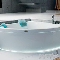 Гидромассажная ванна Jacuzzi Aquasoul Corner 155 Hydro Top с шумопоглощающей панелью без смесителя 9443-692A