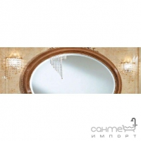 Бра для ванной комнаты Lineatre Savoy Pelle 99801 сусальное золото отделка цвета янтарь