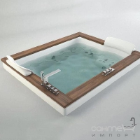 Гідромасажна ванна Jacuzzi Aura Plus Top вбудована без змішувача (оздоблення з дерева)