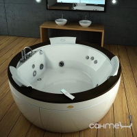 Гідромасажна ванна Jacuzzi Nova Top вбудована без змішувача (версія з оздобленням з дерева)