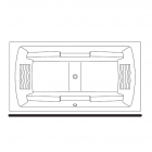 Передня панель прямокутної ванни Aquator Salvadore 180 (047)
