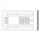 Торцевая панель к прямоугольной ванне Aquator Salvadore 170 (039)