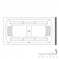 Торцева панель прямокутної ванни Aquator Salvadore 180 (049)