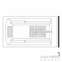 Торцевая панель к прямоугольной ванне Aquator Salvadore 170 (039)