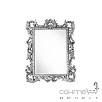 Зеркало для ванной комнаты Lineatre Hermitage 17009 сусальное серебро