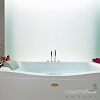 Гидромассажная ванна Jacuzzi Versa 160x70 Duo без панелей и смесителя 9D50-035 Sx с фурнитурой 9D23-6800 левая