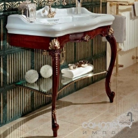 Комплект меблів для ванної кімнати Lineatre Hermitage 17/1 французький магано, оздоблення 