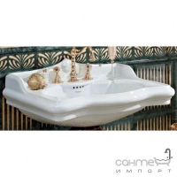 Комплект мебели для ванной комнаты Lineatre Hermitage 17/4 французский могано, отделка 