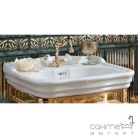 Комплект меблів для ванної кімнати Lineatre Lady 80/3 алюміній, золото