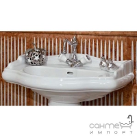 Комплект меблів для ванної кімнати Lineatre Lady 80/4 біла кераміка, срібло