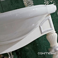 Раковина для ванної кімнати Lineatre Londra 23058 біла кераміка