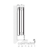 Стальной панельный радиатор Daylux тип 22 300hx800L (боковое подключение)