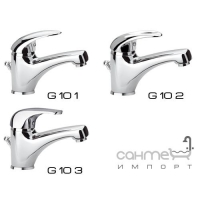 Настенный смеситель для ванны/раковины Remer Rubinetterie S.p.A. Giga G46/CRDO Хром/Золото