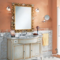 Зеркало для ванной комнаты Lineatre Tamigi 78004 скарточчо, сусальное золото