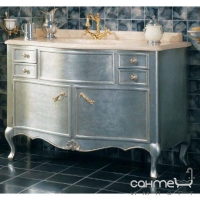 Комплект меблів для ванної кімнати Lineatre Gold 63/1 сусальне срібло