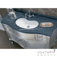 Комплект мебели для ванной комнаты Lineatre Gold 63/5 сусальное серебро