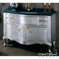 Комплект мебели для ванной комнаты Lineatre Gold 63/6 сусальное серебро