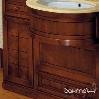 Комплект мебели для ванной комнаты Lineatre Tudor 65/2 черешня антиквариато