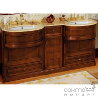 Комплект мебели для ванной комнаты Lineatre Tudor 65/7 черешня антиквариато