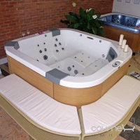 SPA басейн вбудований з нагрівачем Jacuzzi Italian Design Santorini Pro 9444-827