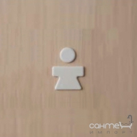 Иконка керамическая на дверь ванной комнаты Artceram You & Me F YUA002 01; 00
