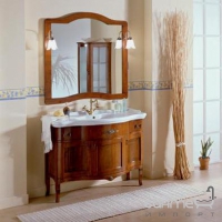 Комплект мебели Gallo Iris Inlay 110-S Noce Stracciato II-110 с мраморной столешницей