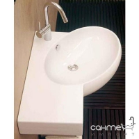 Мебельная раковина с бортиком Hidra Ceramica Tao TA30 SX белый