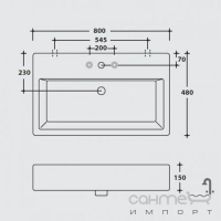 Раковина Hidra Ceramica Loft LO52 чорний